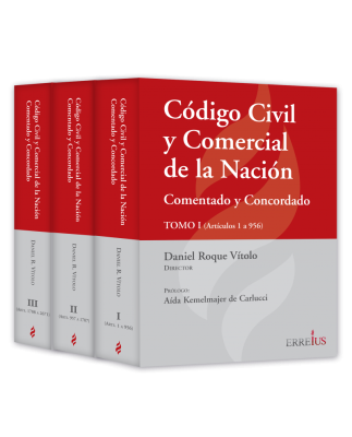 CÓDIGO CIVIL Y COMERCIAL DE LA NACIÓN - COMENTADO Y CONCORDADO - 3 TOMOS - EDICIÓN RUSTICA